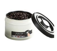 Genérico Stainless Steel Coffee Canister - Airtight Food Storage Jar | Push Type Vacuum Container | For Preserving Kitchen Food Freshness Keep Your Cereal Fresh And Dry With Our Sealed Tank