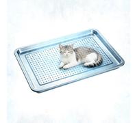 Genérico Stainless Steel Cooling Dog Bed | Cot with 6 Ice Packs | Cat Bed | For Summer Crate Kennel Indoor Outdoor Camping Travel Sleep
