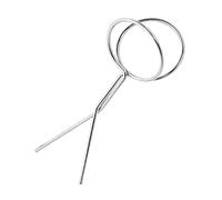 Generico Stainless Steel Golf Ball Picker for Putter Grip - 10,5 x 3,8 cm Insert Pickup Tool - 2 en 1 Golf Club Ball Grabber - Portable Lightweight Accessory