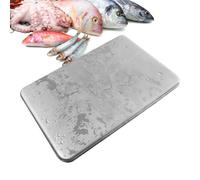 Genérico Stainless Steel Ice Pack, Reliable Cooling Plate, Quick-Freeze Stainless Steel, Leak-Proof Design with Industrial Style, High-Performance Thermal Tool for Picnic Baskets and Travel
