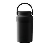 Genérico Stainless Steel Lunch Box, 600ml 8.5x17.5cm Vacuum Insulated Portable Food Storage Container with Leak-Proof Lid, for Office, School, Travel, Outdoor Meals