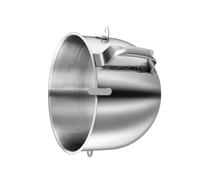 Genérico Stainless Steel Mixer Bow, Tazón mezclador de masa de acero inoxidable 96GF, soporte apto for lavavajillas, accesorio de mezcla adecuado para,for Mixer Bowl Replacement