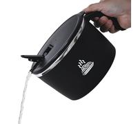 Genérico Stainless Steel Noodle Bowl - Soup Container 16x10.5cm, Portable Meal Dish, Handle Design | Lunch Breakfast Snack College Office Kitchen Camping Travel School Dining Housewarming Present