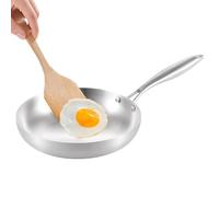 Genérico Stainless Steel Pan - 22cm 28cm Deep Skillet Oven Safe Cooking Pan | Triply 304 Three Layer Composite Frying Pans For Steak Eggs All Cooking Methods Cookware Kitchen Stove