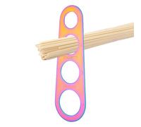 Generico Stainless Steel Pasta Tool - Spaghetti Portion Ruler, Noodle Measuring Gadget | Cooking Utensil Kit Pasta Portioner, Compact Steel Serving Sizer Device for Kitchen Use Home Meal Prep