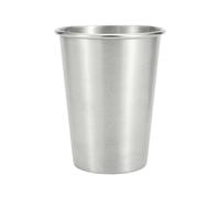 Genérico Stainless Steel Pint Cups - Prevent Shatter Damage And, Stackable Sleek Tumbler Finish, 350ml Volume + 0.5mm Metal Thickness, 304 Food Grade Steel Vessels - For Outdoor Camping
