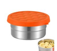 Genérico Stainless Steel Snack Containers - Leakproof Portable Food Storage, Reusable Kitchen Utensil Box | Perfect For Outdoor Activities, Lunch On The Go, Travel, Office, Beach, And Hiking Trips