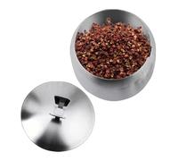 Genérico Stainless Steel Sugar Container, Kitchen Sugar Jar with Lid and Spoon, Salt Storage Bowl for Baking, Grill, Camping, Picnic, Coffee Station, Countertop, Pantry, Restaurant, Home