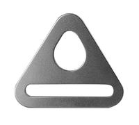 Genérico Stainless Steel Triangle Ring - Heavy-Duty Slider Buckle, Adjustable Webbing Connector, Durable Strap Adjuster For Backpacks, Handbags, DIY Gear & Clothing | Resistant