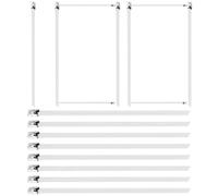 Genérico Stainless Steel Zip Ties - Heavy Duty 100 Pieces Metal Cable Ties, 304 Stainless Steel Self-Locking Multi-Purpose | Garden, Plumbing, Electrical, Fencing, Roofing, Machinery, Vehicles