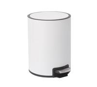 Genérico Stainless Toilet Bin - Step Open Trash Can | 22.5x22.5x30cm Bathroom Accessories with Slow Close Lid, Waste Baskets for Restrooms, Waste Bin, Bathroom Bins for Restaurant, Dorm and Apartment