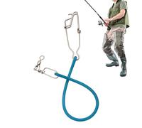 Genérico Stainless Trolling Snubber - Resistant Swivel, Compact Shock Absorber, Adjustable Fishing Line Protector, Robust Marine Gear Accessory | Reliable Boat Setup For Freshwater Trolling Sport