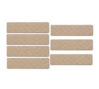 Genérico Stair Carpet - 7 Pieces Steps Adhesive Rugs, High-Density Stair Mats | For Home Kitchen Bathroom Basement Commercial Industry Outdoor Areas Kindergarten Schools Daycare Centers, 76x20cm