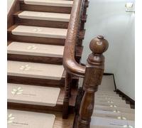 Genérico Stair treads Peldaños De Escalera Antideslizantes para Interiores con Respaldo Autoadhesivo, Que Se Ajustan sobre El Borde, 2 4 10 12 15 16 20 Piezas(B-2 pcs,L W 55cm x 22cm)