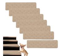 Genérico Stairs Carpet Non Slip - 7 Pieces Adhesive Treads Steps Rugs,Household Stair | For Basement Commercial Kitchen Bathroom Outdoor Kindergarten 76x20cm