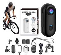 Genérico Stallion Frames Body Camera, 2025 New Stallionframes 4k Mini Handsfree Bodycam, 360° Rotation Portable Wearable Magnetic Thumb Camera, for Cycling, Diving, Pet, Vlogging (Black,4K)