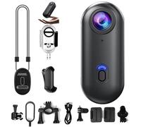 Genérico Stallion Frames Body Camera, Stallionframes 4K Mini Handsfree Bodycam, Stallionframes Camera Wearable Magnetic Body Cameras with Audio & Video Recording, for Bike Riding, Pets (4K Black)