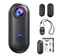 Genérico Stallion Frames Body Camera, Stallionframes Wearable Magnetic Body Camera, with Waterproof Case, Audio & Video Recording, for Cycling, Diving, Pet, Vlogging (Black,1080P,Standard)