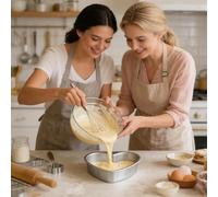 Genérico Stampo Cuore Alluminio - Teglia Antigoccia Forno, Stampo Dolci per Cheesecake Muffin, Teglia Forma Cuore | Cucina Per Matrimonio Compleanno Natale Famiglia Principianti