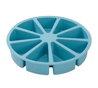 Genérico Stampo Per Scone - 26,5 X 5 Cm Portatile Antiaderente Con 9 Cavità Triangolari | Stampo In Silicone Pane Di Mais | Lightweight Per Pizza Fatta In Casa Gelatina Muffin Cioccolato Dessert