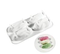Genérico stampo per torta x 1 | Teglia per noci a 4 cavità resistente al calore | Da In Silicone Con Forme | Cioccolato Muffin Mousse Gelatina Dessert Cucina Festa Compleanno