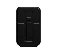 Genérico Stand for Phone - Smartphone Support with Makeup Mirror - Desk Phone Holder Stand with Magnet - for Video Call Live-Streaming Table Airplane Train Dashboard Travel