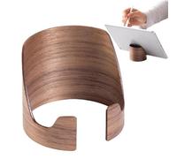 Genérico Stand per Telefono in Legno - Porta Smartphone Cilindro Decorativo | Organizzatore Tablet Desktop | Docking Station Legno Arredo Casa Soggiorno Ufficio Camera Scrivania