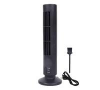 Genérico Standing Bladeless Fan, Electric Tower Fan, Energy-Saving Quiet Proecss, Space-Saving Modern Design, Ideal for Home Dorm Workplace Travel, 24 Inches, Black White Color, 1 Piece