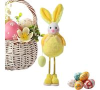 Genérico Standing Easter Bunny - Cute Bunny Charming Festive | Spring Rabbit Doll | Home Holiday Gathering Party Nursery Desk Shelf Dining Table Mantel Windowsill