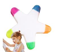 Genérico Star Highlighter - 5 Color Marker Pen | Cute School Stationery