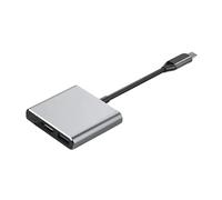 Genérico Station - Hub Type-C | Station d’Accueil 3 Ports 4K, 5 Gbps, PD 100 W Charge Rapide, Extension Multifonction pour Ordinateur Portable, Clavier, Souris et Caméra