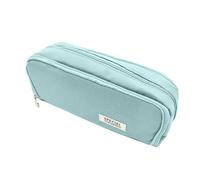 Generico Stationary Bag | Multifunctional Stationery Bag | Large Capacity Pencil Case | Portable Pen Case | Compartments Pencil Case, School Supplies Pencil Pouch Bag for Students, turquesa, Fare