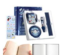 Genérico Stationery Set, Schools Supplies, 8.86x8.5x3.11 Inches, Inspire Creativity & Learning Cute Cartoon Theme Aesthetic, School Kit for Children, Teens, Boys, Girls, Classroom and Reward Bundle