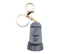 Genérico Statue Keychain - Realistic Stone Head Design, Mini Pendant | Creative Keychain Accessory For Bag, Phone, Backpack Decoration For Travel, Home Decor, Gift For Friends, Family