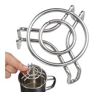Genérico Steamer Rack For Pots - 6x6cm Mini Steamer Rack | Food Steamers Cooking Racks | Mini Stainless Steel Cookware For Home Kitchen Electric Cooker Milk Pot Vegetables Meats Desserts