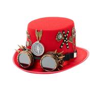 Genérico Steampunk Top Hat - Gothic Victorian Costume | Unisex Felt Design