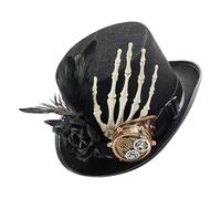 Genérico Steampunk Top Hat - Vintage Metal Gear Costume Accessory