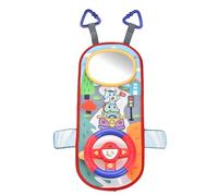Genérico Steering Wheel Toy, Educational Driving Simulator, Interactive Pretend Play Toy, 360° Rotation with Realistic Traffic Sounds, Sturdy Abs Build, Effortless Steering, 22.24x12.8x3.54in