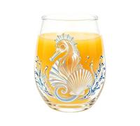 Genérico Stemless Wine Glass - 400ml Sea-Themed Novelty Glassware