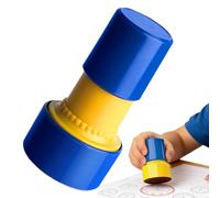 Genérico Stempeluhr Für Kinder | Interaktives, Tragbares Lernspielzeug | Stempeluhren-Lernmaterial | Für Kinder, Klassenzimmer, Zuhause, Kunst, Malen, Scrapbooking, Geburtstag, Feiertage, Schulparty