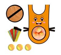 Genérico Sticky Ball Vest, Children Target Balls, 19.69x10.24 Inches Breathable Dodging Toy, Multi Functional Tossing Set, Adjustable Comfortable Design, Perfect for Playground Game Kindergartens