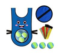 Genérico Sticky Ball Vest, Children Target Balls, 19.69x10.24 Inches Breathable Dodging Toy, Multi Functional Tossing Set, Adjustable Comfortable Design, Perfect for Playground Game Kindergartens