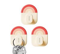 Generico Sticky Hook - No Drill Towel Hanger, ABS PVC Wall Hook Organizer | Removable And Reusable Adhesive Coat Hooks, Waterproof Holder For Bathroom, Kitchen, Closet, Door, And Home Storage Use