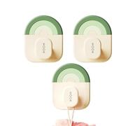 Generico Sticky Hook - No Drill Towel Hanger, ABS PVC Wall Hook Organizer | Removable And Reusable Adhesive Coat Hooks, Waterproof Holder For Bathroom, Kitchen, Closet, Door, And Home Storage Use