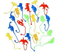 Generico Sticky Toys - Soft 20PCS Throw-at-the-Wall Stretchy Animal Figures, Washable Sticky Animal Set, Classroom Prize, Party Favors, Goodie Bag Stuffer
