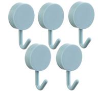 Genérico Sticky Wall Hooks | Wall Mounted Bath Towel Hook Set of 5 - No Drill-Hook for Walls, Towel Sticky Hooks, Waterproof Dish Cloth Hookk for Home, Bathroom