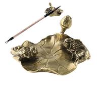 Genérico Stiftehalter | Antiker Ständer Mit Blattfrosch-Design | Schreibtisch-Stiftehalter | Für Büro, Zuhause, Schule, Klassenzimmer, Schminktisch, Studenten, Männer Und Frauen