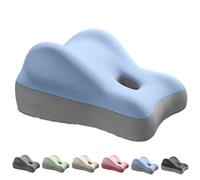 Genérico Stomach Laying Support Pillow, Couples Deep Support Pillow New Couple Hip Cushion Low Profile Design Sweet Surrender (Blue)