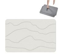 Genérico Stone Bath Mat,Diatomaceous Earth Shower Mat,Non-Slip Absorbent Quick Drying Floormat,Multifunction Luxurious Diatomite Stone Mat for Bathroom,Living Room,Dining Room,Kitchen,Toilet
