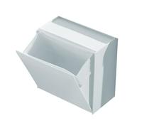 Genérico Storage Box - Square No Drilling Canister Holder for Wall Storage, Versatile Organizer for Bathrooms, Kitchens, Bedrooms, Enfermería, Living Room, Keys, Toiletries, Cell Phones and More